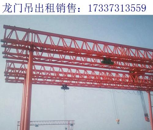 龙门吊电动葫芦如何接线 浙江杭州龙门吊出租厂家