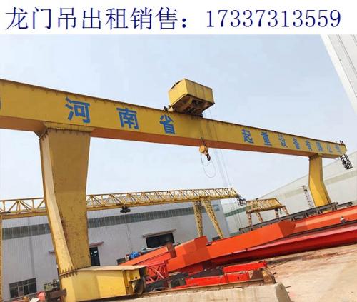 山东菏泽75吨龙门吊厂家 关于龙门吊选择的标准