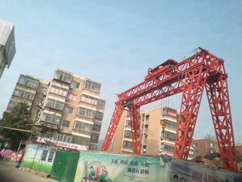 工厂抓斗龙门吊可用于生产废料处理作业